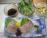 鯛お刺身&ナッツで超簡単おしゃれサラダ♪作り方1写真