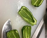 ピーマンのお魚詰め作り方1写真