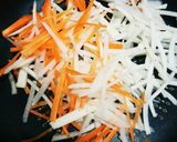 今日の夕飯②大根の皮と塩昆布のきんぴら作り方2写真