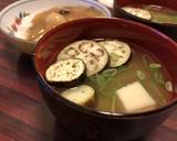 お茄子のインスタント風味噌汁作り方4写真