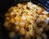 ホタテと三つ葉と塩昆布の炊き込みご飯♪作り方4写真