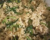 ホタテと三つ葉と塩昆布の炊き込みご飯♪作り方5写真