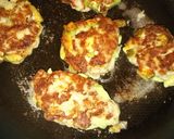 豚こまとアボカドの落とし焼き作り方4写真
