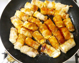 豚ばら薄切り肉巻き！豆腐の焼肉のたれ焼き作り方11写真