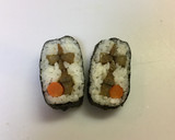寿司型・模様巻き(ごぼうでけん玉)作り方13写真