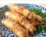 ［豚肉巻き 人参 えのき ＊お弁当］作り方9写真