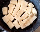 フライパンで簡単もちピザ作り方1写真