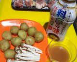ご飯がススム！新じゃが鶏肉の甘味噌炒め煮作り方1写真