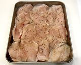 鶏ムネ肉の春菊チーズはさみ焼き♪ヘルシー作り方3写真