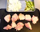 鶏もも肉とアスパラの粒マスカレー炒め！作り方1写真