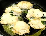 鶏ムネ肉の春菊チーズはさみ焼き♪ヘルシー作り方11写真