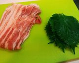 豚バラとシソのミルフィーユ和風ステーキ作り方1写真