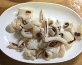 雑な男料理：アオリイカの焼きそば！！作り方3写真