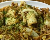 雑な男料理：アオリイカの焼きそば！！作り方8写真