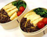 牛肉しぐれ煮三色弁当♪ 時短♪簡単♪美味作り方8写真