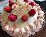妻の誕生日ケーキ 2018作り方50写真
