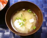 シンプルにお豆腐少し味噌きかせて味噌汁作り方6写真