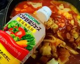 春野菜と野菜ジュースで作るミネストローネ作り方5写真