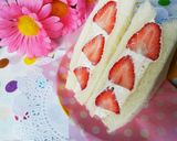ロールケーキで❤苺のモンブラン作り方5写真