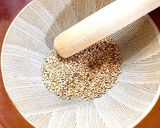 菜の花の胡麻マヨ和え(大人向け)作り方4写真