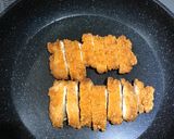 コンビニチキンのレモンソース炒め作り方1写真