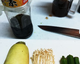 オクラとエノキのみぞれ煮作り方1写真