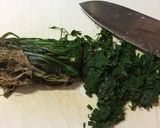 農家の食卓〜せりの混ぜご飯〜作り方4写真