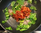 キムチ焼きそば作り方3写真