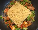 キムチ焼きそば作り方4写真