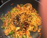 キムチ焼きそば作り方6写真