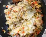 とうちゃんのチャーハン、ソーセージ香味ぺ作り方10写真