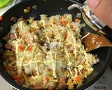 とうちゃんのチャーハン、ソーセージ香味ぺ作り方14写真