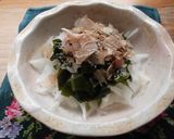 新玉とワカメのサラダをふりかけで！でした作り方4写真