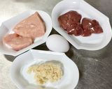 犬用☆鶏ムネ肉とレバーのソーセージ♡作り方1写真