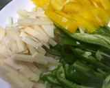 簡単☆牛切り落とし肉で青椒肉絲☆作り方1写真