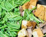 豚ニラ☆豚肉&ニラと厚揚げのチャンプルー作り方4写真
