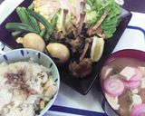 竹の子とたっぷりのカツオぶしの炊き込み作り方6写真