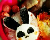 キャラ弁　簡単　うさぱんだ　12歳より☆作り方4写真