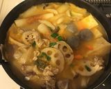 具沢山のキムチ豚汁作り方3写真