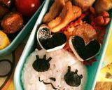 キャラ弁　簡単　ハニーワークス　パンダ☆作り方4写真