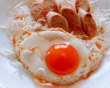 ラー油で目玉焼き☝絶品旨辛目玉焼きレシピ作り方12写真