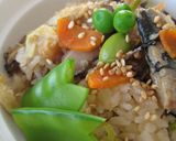 ホックリ♪やわらか♪いわしの炊き込みご飯作り方7写真