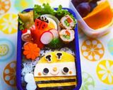 のせるだけ♡蜂とてんとう虫の春弁当作り方5写真