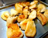 水菜とチキンのパエリア作り方3写真