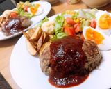 本格☆家庭で簡単！肉汁あふれるハンバーグ作り方15写真