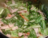 豚肉と小松菜､豆腐のとろ～り煮浸し作り方4写真