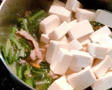 豚肉と小松菜､豆腐のとろ～り煮浸し作り方5写真