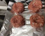お弁当のハンバーグ★豚カルビマヨネーズ作り方3写真