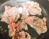 すき焼き肉の山芋とろろ絡め作り方4写真