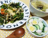 ホタテと菜の花のガーリック白ワイン蒸し作り方5写真